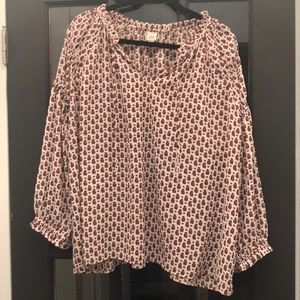 Gap size xl 3/4 sleeve shirt